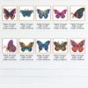 Set of 10 Mandala Butterflies cross stitch pattern