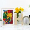 The Cat by Henri Matisse cross stitch pattern - Modernist embroidery inspired by Matisse's masterpiece
