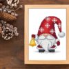 Christmas Gnome cross stitch pattern