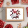 Christmas Gnome cross stitch pattern