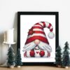 Christmas Gnome cross stitch pattern