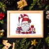 Christmas Gnome cross stitch pattern