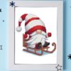 Christmas Gnome cross stitch pattern