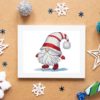 Christmas Gnome cross stitch pattern