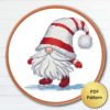 Christmas Gnome cross stitch pattern