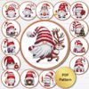 Christmas Gnome cross stitch pattern