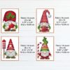 Christmas Gnome cross stitch pattern