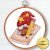 Christmas Gnome cross stitch pattern