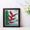 Heliconia, Crab’s Claw Ginger by Georgia O'Keeffe cross stitch pattern - Artistic embroidery inspired by O'Keeffe's masterpiece
