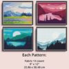 10 nature cross stitch patterns