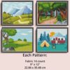 10 nature cross stitch patterns