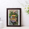 The Goldfish by Henri Matisse cross stitch pattern - Modernist embroidery inspired by Matisse's masterpiece