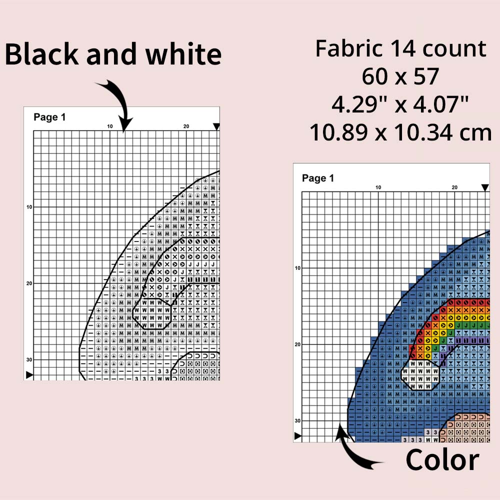 LGBTQ+ gnome cross stitch patterns - Rainbow-inspired pride-themed embroidery design