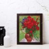 Red Poppies and Daisies by Vincent van Gogh Cross Stitch Pattern