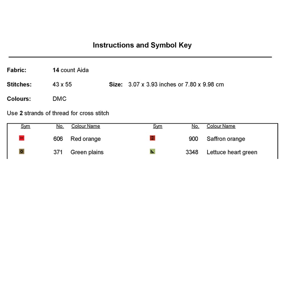 Red Poppies by Vincent Van Gogh Cross Stitch Pattern featuring a stunning reproduction of the famous Vincent van Gogh painting