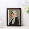 Whistler's Mother by James Abbott McNeill Whistler cross stitch pattern - Portrait embroidery inspired by Whistler's masterpiece