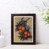 Branch of Orange Bearing Fruit by Claude Monet cross stitch pattern - Artistic embroidery inspired by Monet's masterpiece