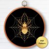 Mystic Magic Spider Cross Stitch Pattern