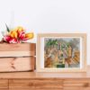 Brick factory by Pablo Picasso cross stitch pattern featuring a beautiful reproduction of the iconic painting
